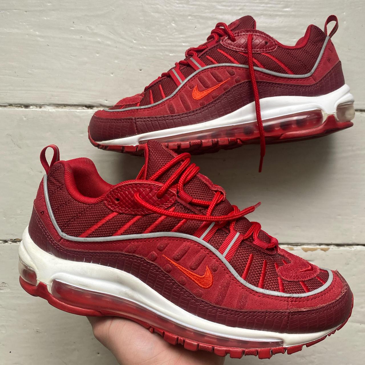 Nike Air Max 98 Red and White