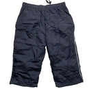 Nike Vintage Black and White Swoosh Shell Trackpant Shorts (L)