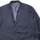Zegna City Navy Pin Stripe Suit Blazer Jacket (L)