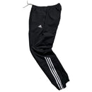 Adidas Black and White Shell Trackpant Bottoms (S)