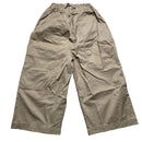 Criminal Damage Cream and Brown Cargo Carpenter Shorts (XS)