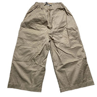Criminal Damage Cream and Brown Cargo Carpenter Shorts (XS)