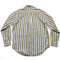 Tommy Hilfiger Striped White Yellow and Blue Shirt (L)