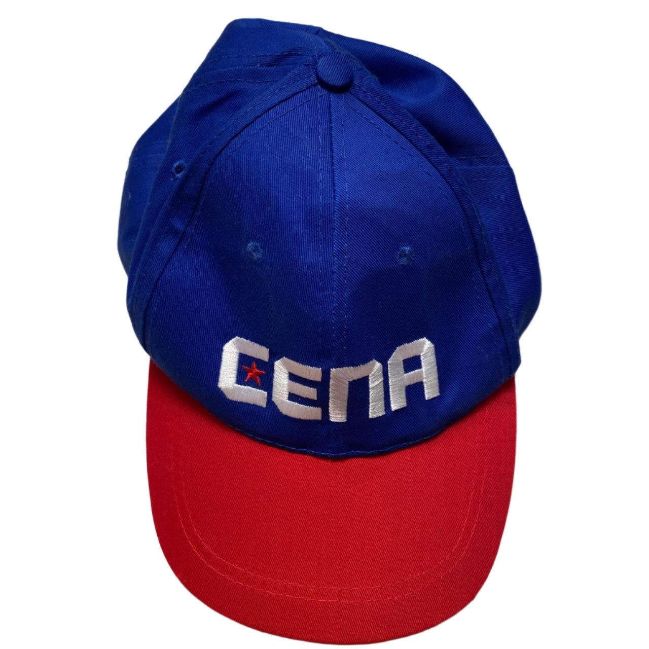 John Cena WWE Wrestling Blue Red and White Cap