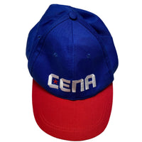 John Cena WWE Wrestling Blue Red and White Cap