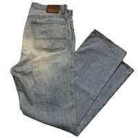 Polo Ralph Lauren Light Blue Stonewash Knee Distress Jeans (35W)