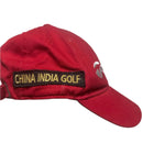 Taylor Made China India Red and White Golf Cap