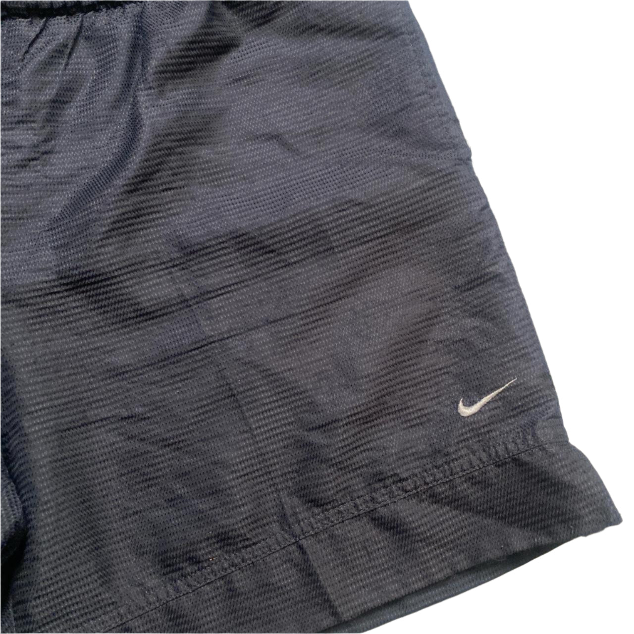 Nike Vintage Swoosh Black and White Shorts (M)
