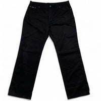 YSL Yves Saint Laurent Black Embroidery Trouser Jeans (40W)