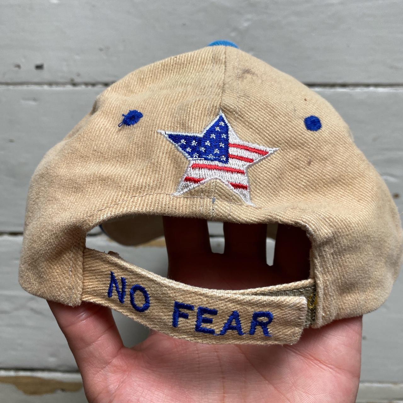 No Fear USA Storm Eyes Vintage Cream Cap