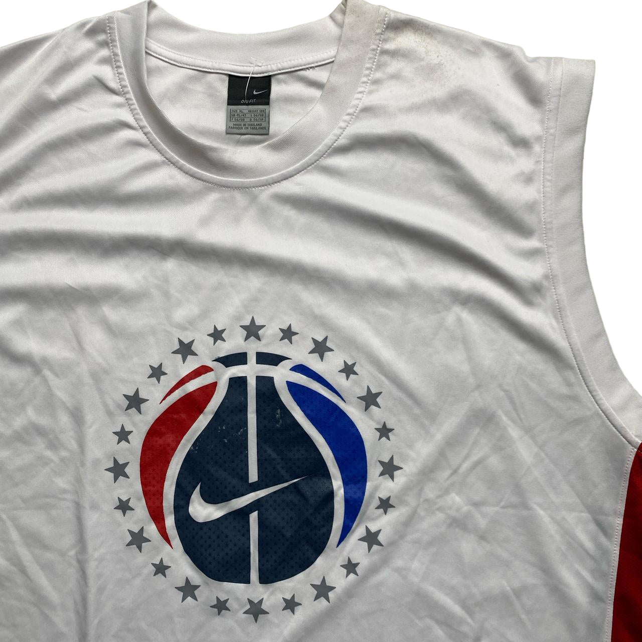 Nike Basketball Vintage y2k USA Vest Jersey (XL)