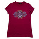 Roberto Cavalli Floral Womens Pink T Shirt (M)