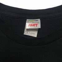 Football Beers Vintage 90’s Fruit of the Loom Black T Shirt (XL)