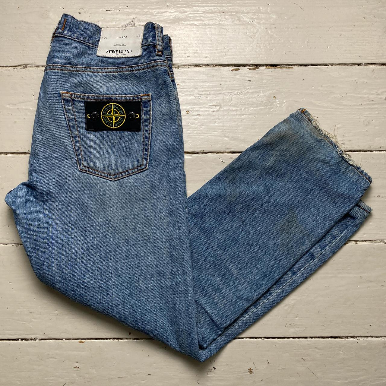 Stone Island Light Blue Jeans