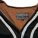 Cadillac Escalade Steve and Barrys Vintage 90’s Y2K Black and Brown Baseball Jersey Button Up Polo (XL)