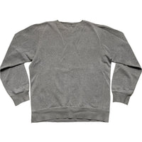 Nike Grey and White Swoosh Vintage Jumper (M)