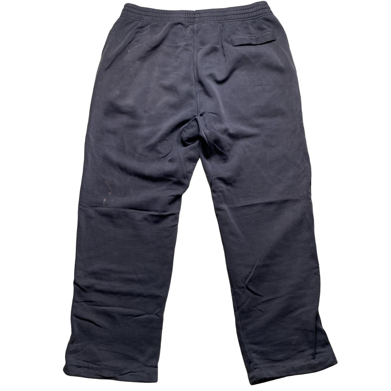 Nike Club Spellout Navy and White Baggy Joggers (XL)