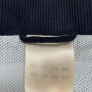 Adidas y2k Vintage Baby Blue Navy and White Nylon Shell Tracksuit Jacket (L)