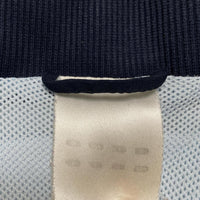 Adidas y2k Vintage Baby Blue Navy and White Nylon Shell Tracksuit Jacket (L)