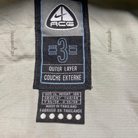 Nike ACG Vintage y2k Light Khaki and Green Shell Windbreaker Jacket (XL)