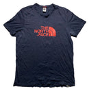 The North Face Navy and Red T Shirt (XL)
