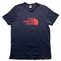 The North Face Navy and Red T Shirt (XL)