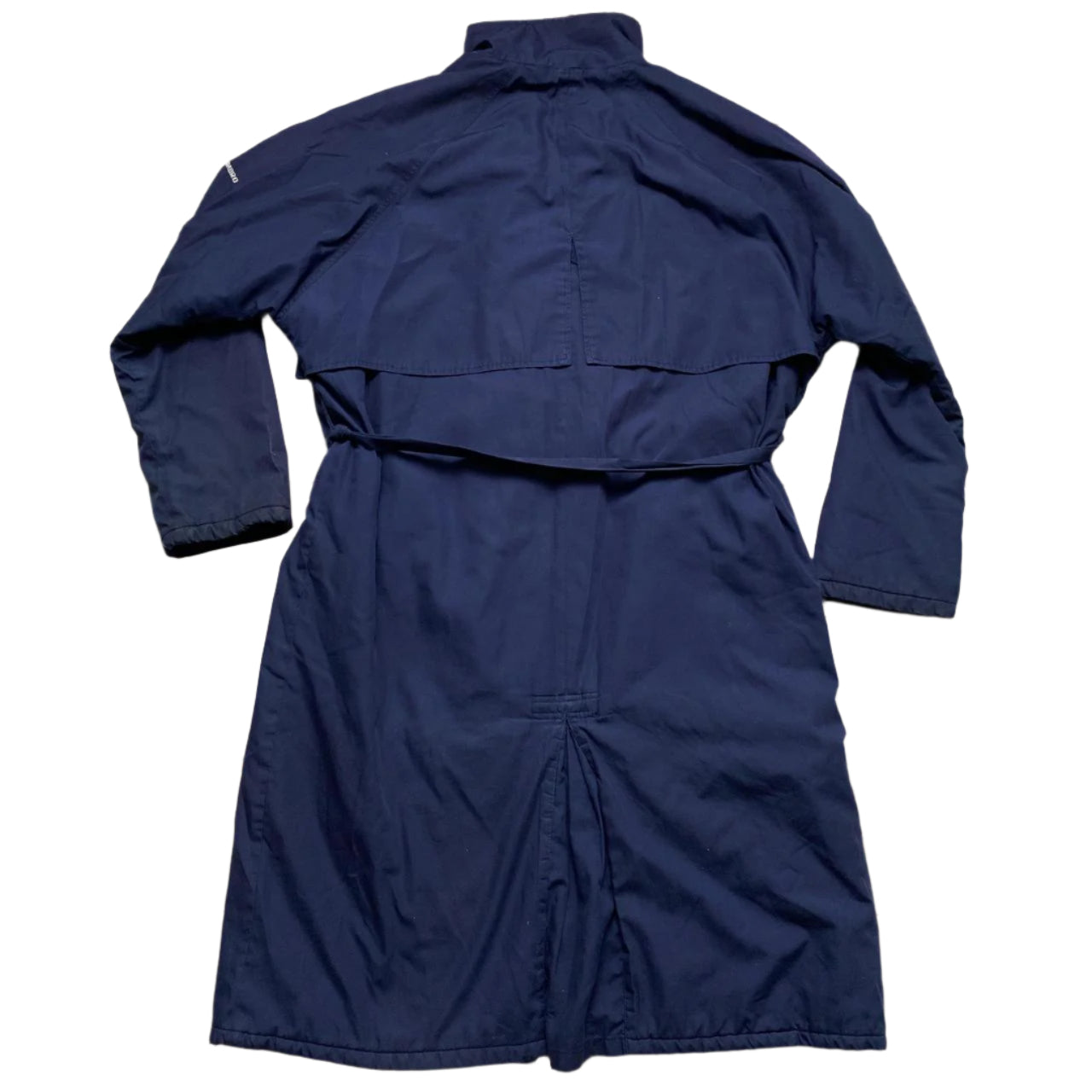 Umbro Vintage 90’s Football Trench Long Coat Navy and White (L)