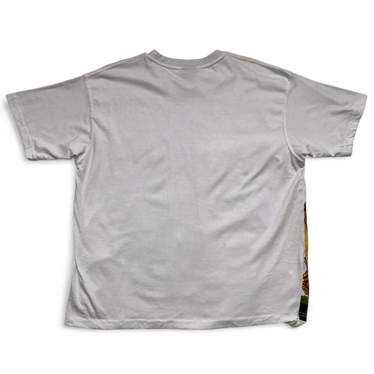 One Piece Anime White Graphic T Shirt (L)