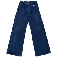 Levis Ribcage Wide Leg Womens Navy Corduroy Jeans (29W)