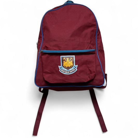 West Ham United Burgundy and Light Blue Backpack Rucksack Bag