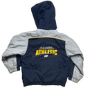 Nike Athletic Vintage Navy Grey and Yellow Kids Jacket (M Kids)