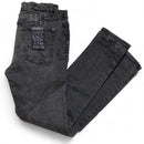 Ksubi Charcoal Grey Slim Distressed Patchwork Slim Jeans (34W)