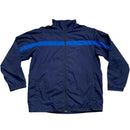 Nike Vintage Y2K Navy and Blue Shell Tracksuit Jacket (XL)