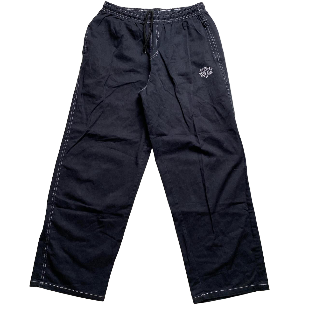 Always Do What You Should Do Black and White Cargo - Relaxed Skate Pants - Trousers (M)