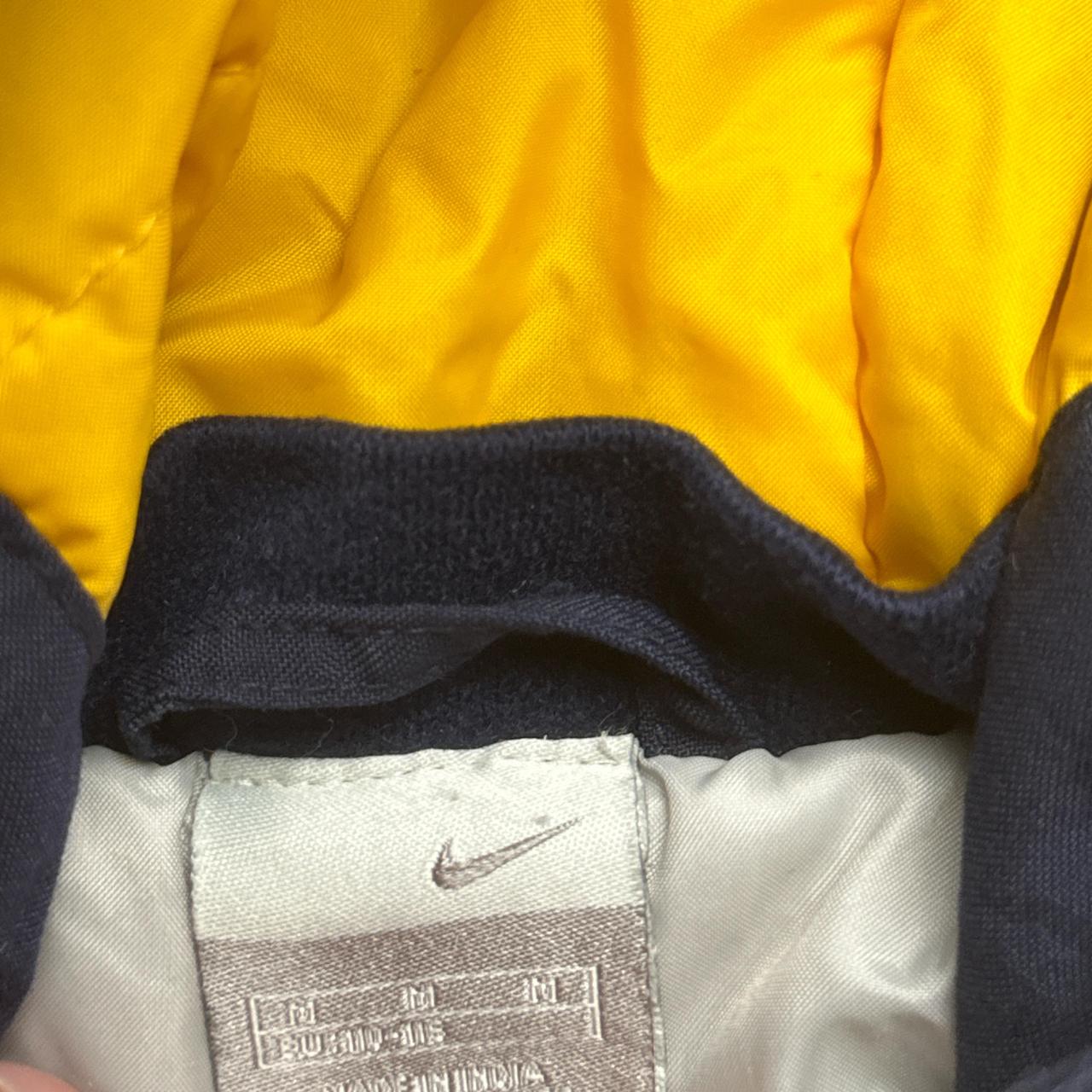 Nike Athletic Vintage Navy Grey and Yellow Kids Jacket