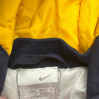 Nike Athletic Vintage Navy Grey and Yellow Kids Jacket (M Kids)