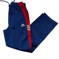 Adidas Navy White and Red Vintage Trackpant Joggers (S)