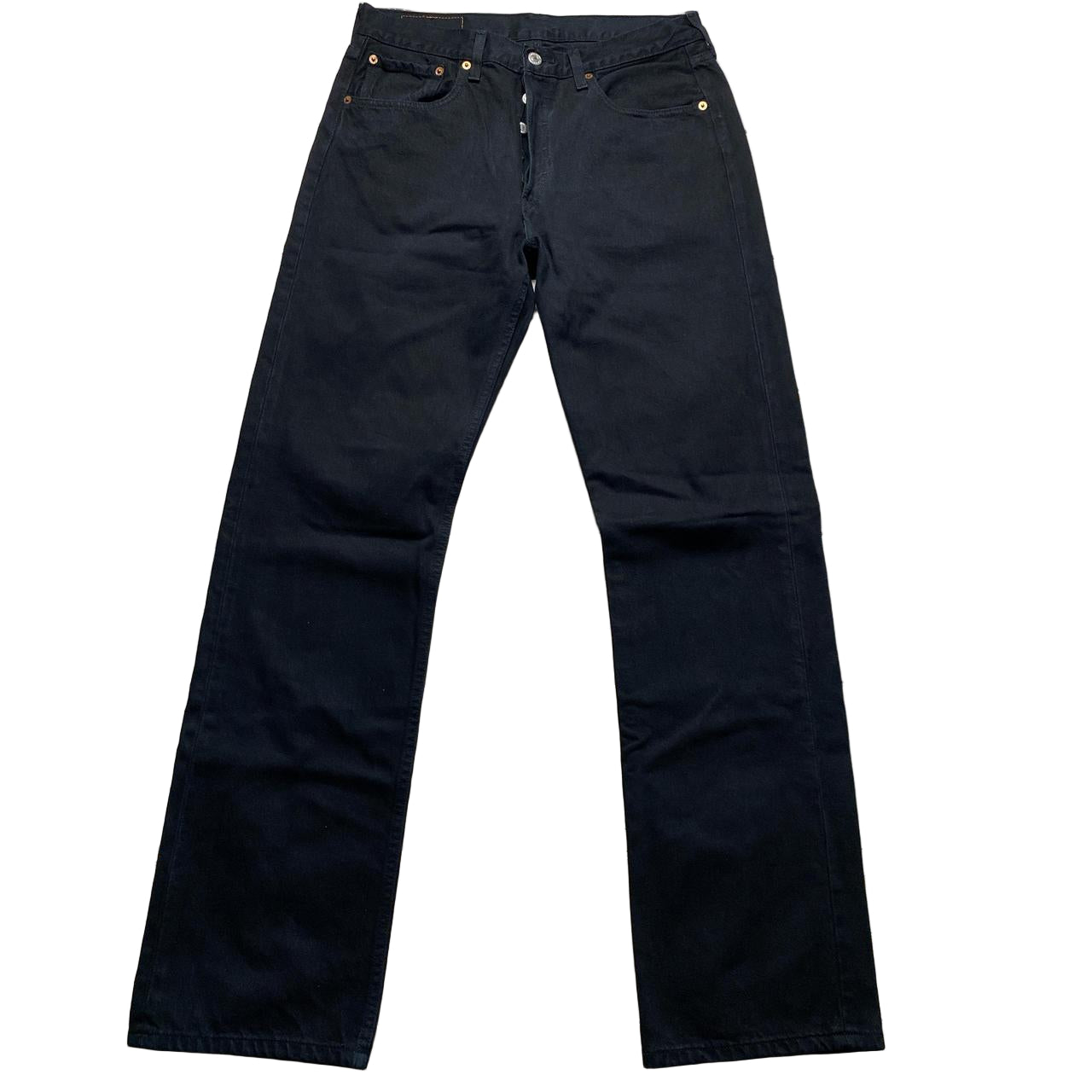 Levis 501 Baggy Vintage Black Jeans (32W)