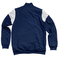 Adidas Navy and White Shell Tracksuit Jacket (S)
