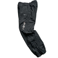 Nike Vintage Spellout Grey and White Shell Baggy Trackpant Bottoms (S)
