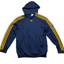 Adidas LA Galaxy David Beckham 23 Navy and Yellow Hoodie (M)