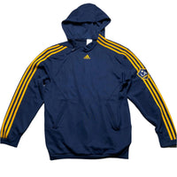 Adidas LA Galaxy David Beckham 23 Navy and Yellow Hoodie (M)