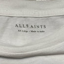 AllSaints White Skull Snake Surfer T Shirt (2XL)