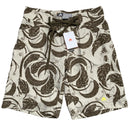 Nike ACG Vintage Y2K Cream and Brown Floral Print Shorts (S)