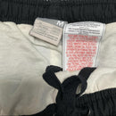 Nike Black and White Swoosh Baggy Trackpant Shell Bottoms (M)