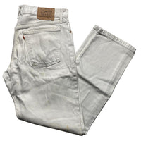 Levis 618 02 Vintage White Jeans (34W)