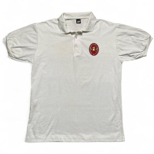 Whitbread Best Bitter Beer Vintage 90’s White Polo Shirt (XL)
