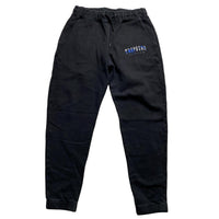 Trapstar Irongate Blue and Grey Camouflage Black Tracksuit (S)