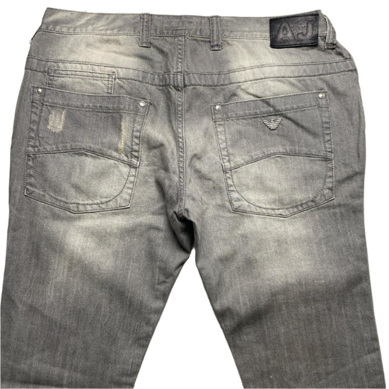 Armani Grey Baggy Jeans (38W)