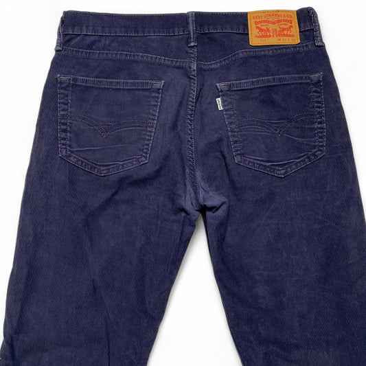 Levis 511 Navy Corduroy Slim Jeans